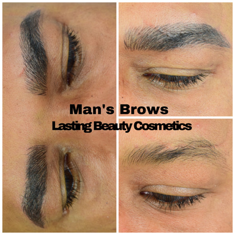 tattooed mans eyebrows